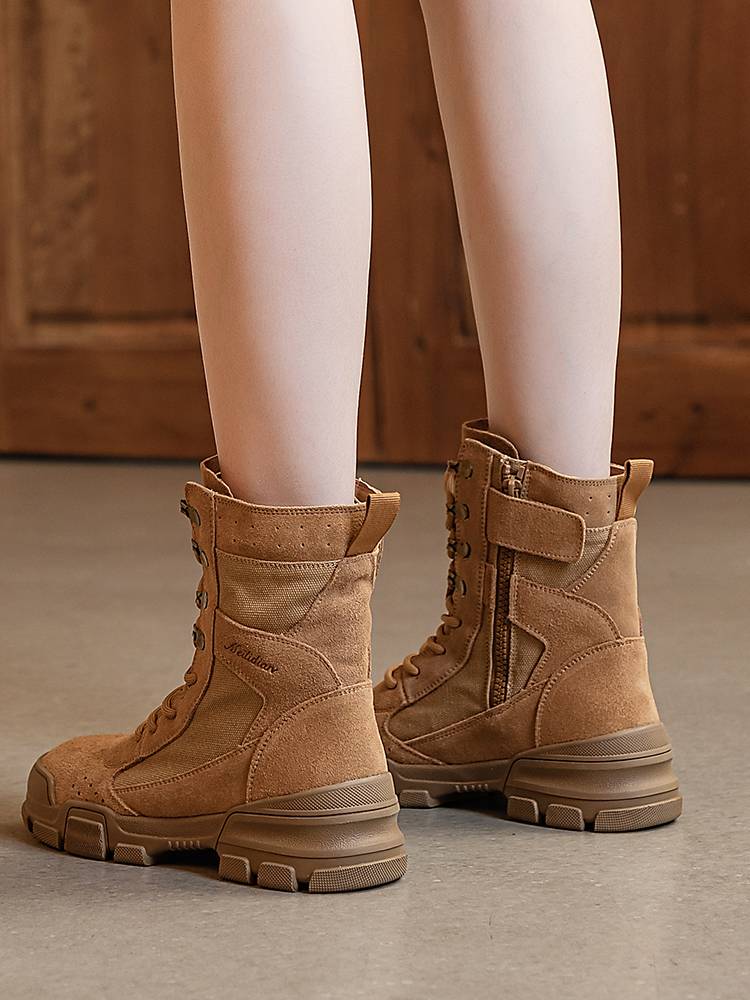 Martin Boots, 2024, a new woman, hiking in the open for the summer