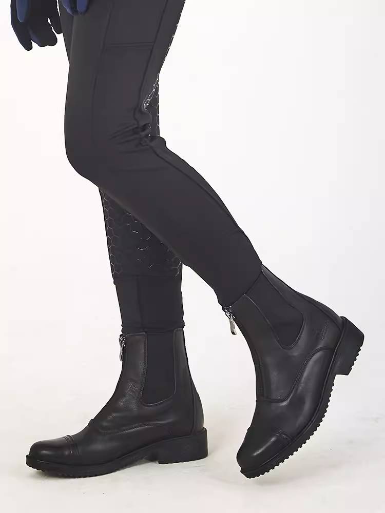 Spring and summer horses boots, leather ride ride boots equestrian boots, equestrian boots, stir -up boots, short cylinders, breathable sweats, boys and children, children and children