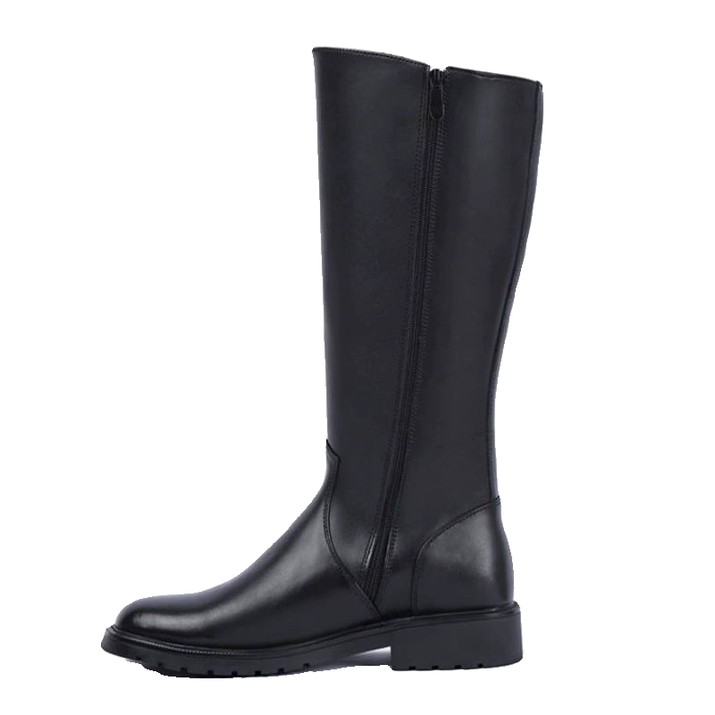 New genuine high -psoria cowhide paradise parade ritual guard team boots ritual high tube equestrian boots