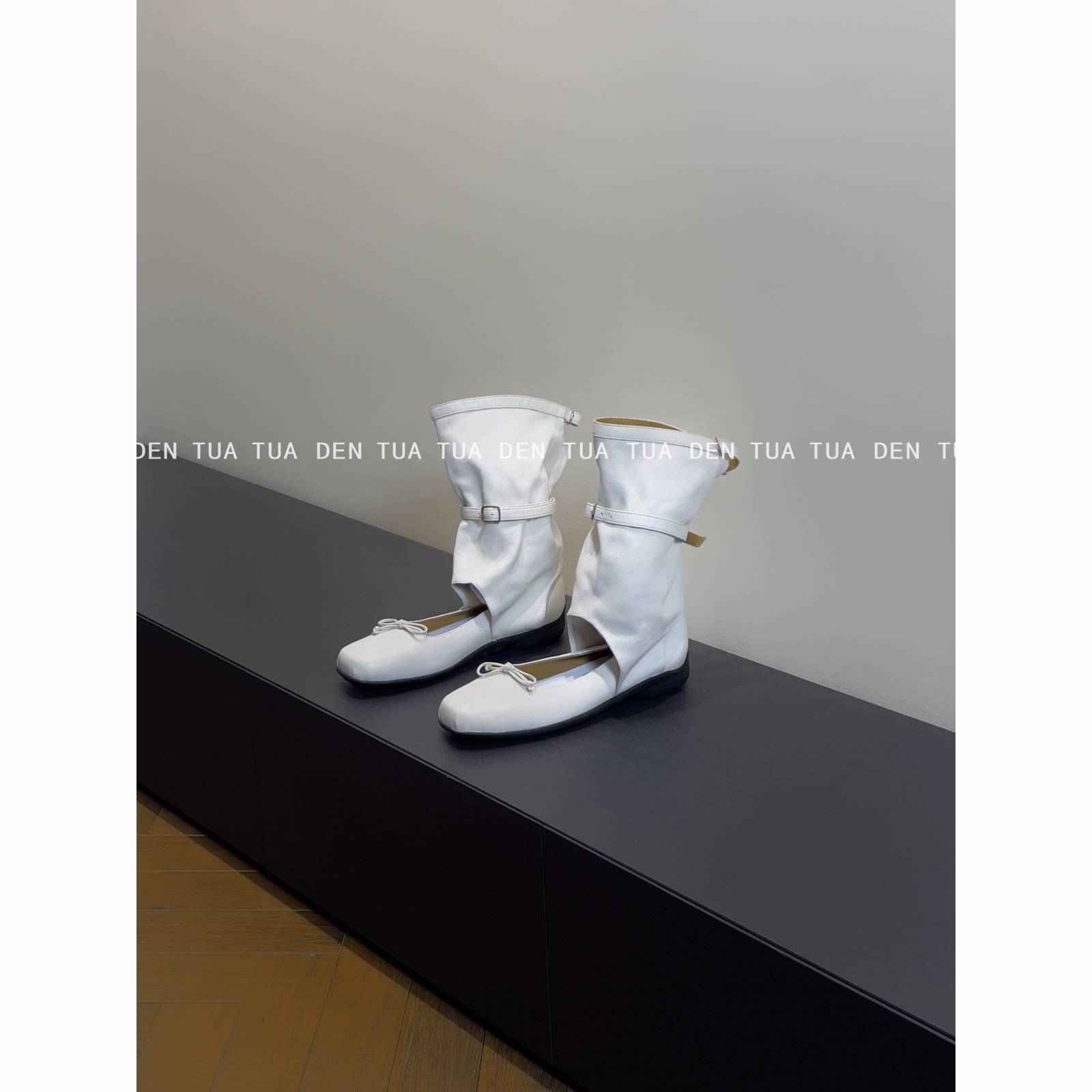 Dentuatua fashionable dagger!Show ~ 24s new sleeve ballet boots children flat pants boots