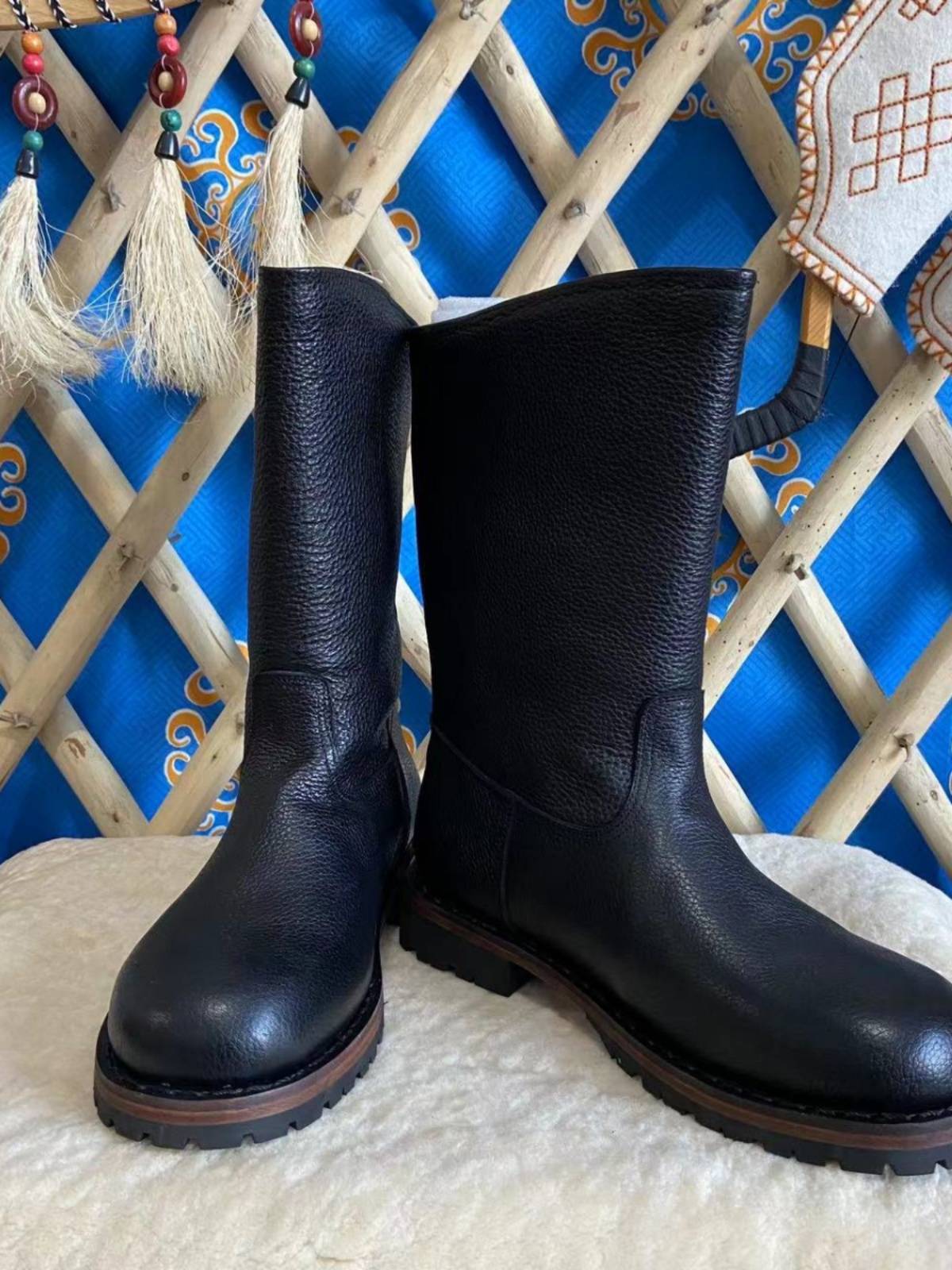 Mongols male boots, full-skinned oxen, mid-spring, mid-spring, hand-skin-de-skin-skin-skin-skin-skin-skin-skin-skin-skin-skin-skin-skin-skin-skin-skin-skin-skin-skin-skin-skin