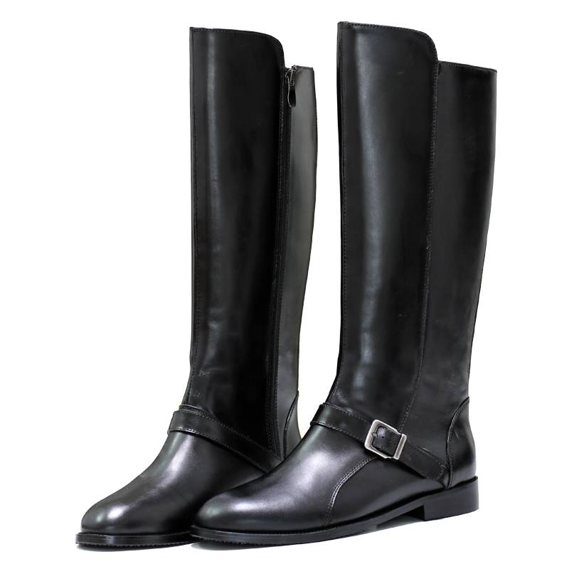 2018 new men's high boots Martin boots retro long boots, kraft boots, knight boots, winter cotton boots