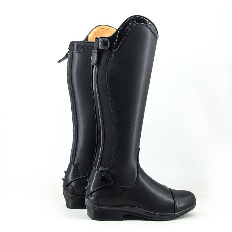 Cowhide equestrian boots riding boots female English horse riding equipment competition training riding shoes men's obstacle boots