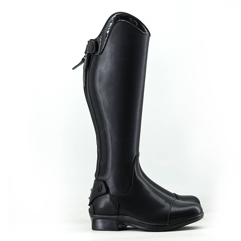 Cowhide equestrian boots riding boots female English horse riding equipment competition training riding shoes men's obstacle boots