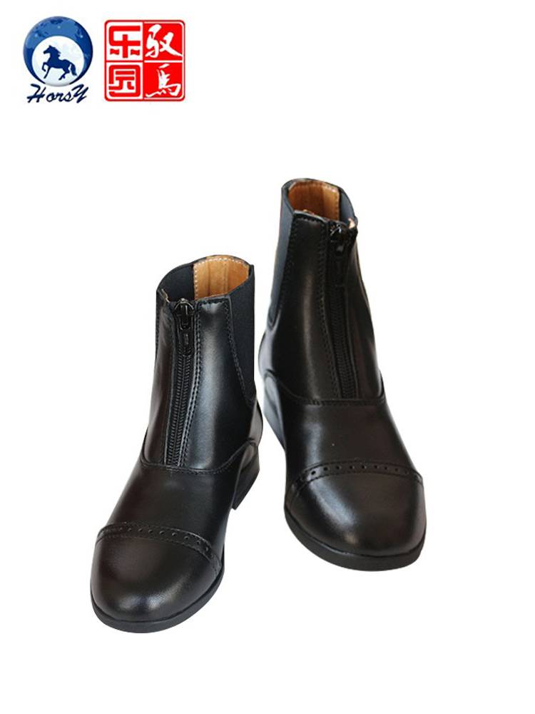 Horse boots, short boots, boots-impaired children's adult boots, all-cow leather horses, boots, horses and horses