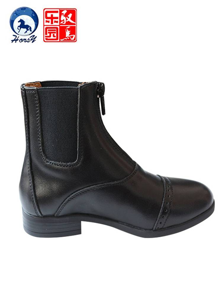 Horse boots, short boots, boots-impaired children's adult boots, all-cow leather horses, boots, horses and horses