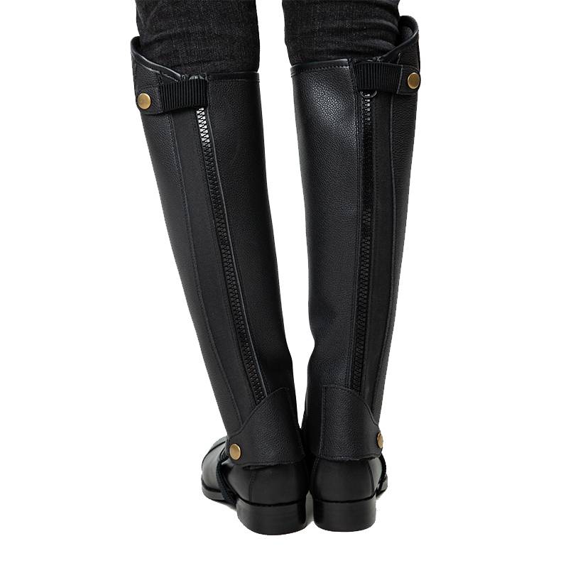 Men and Women Equestrian Legs Children's Horse Riding Leather Anti -Kneel Horse Riding Equipment Equipment Horse Boot Set Super Fiber Chartus