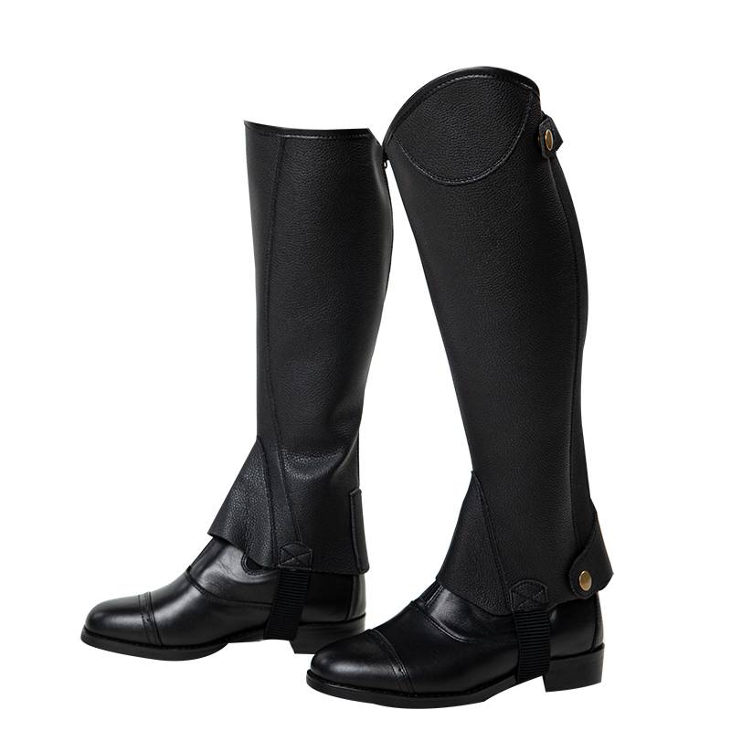Men and Women Equestrian Legs Children's Horse Riding Leather Anti -Kneel Horse Riding Equipment Equipment Horse Boot Set Super Fiber Chartus