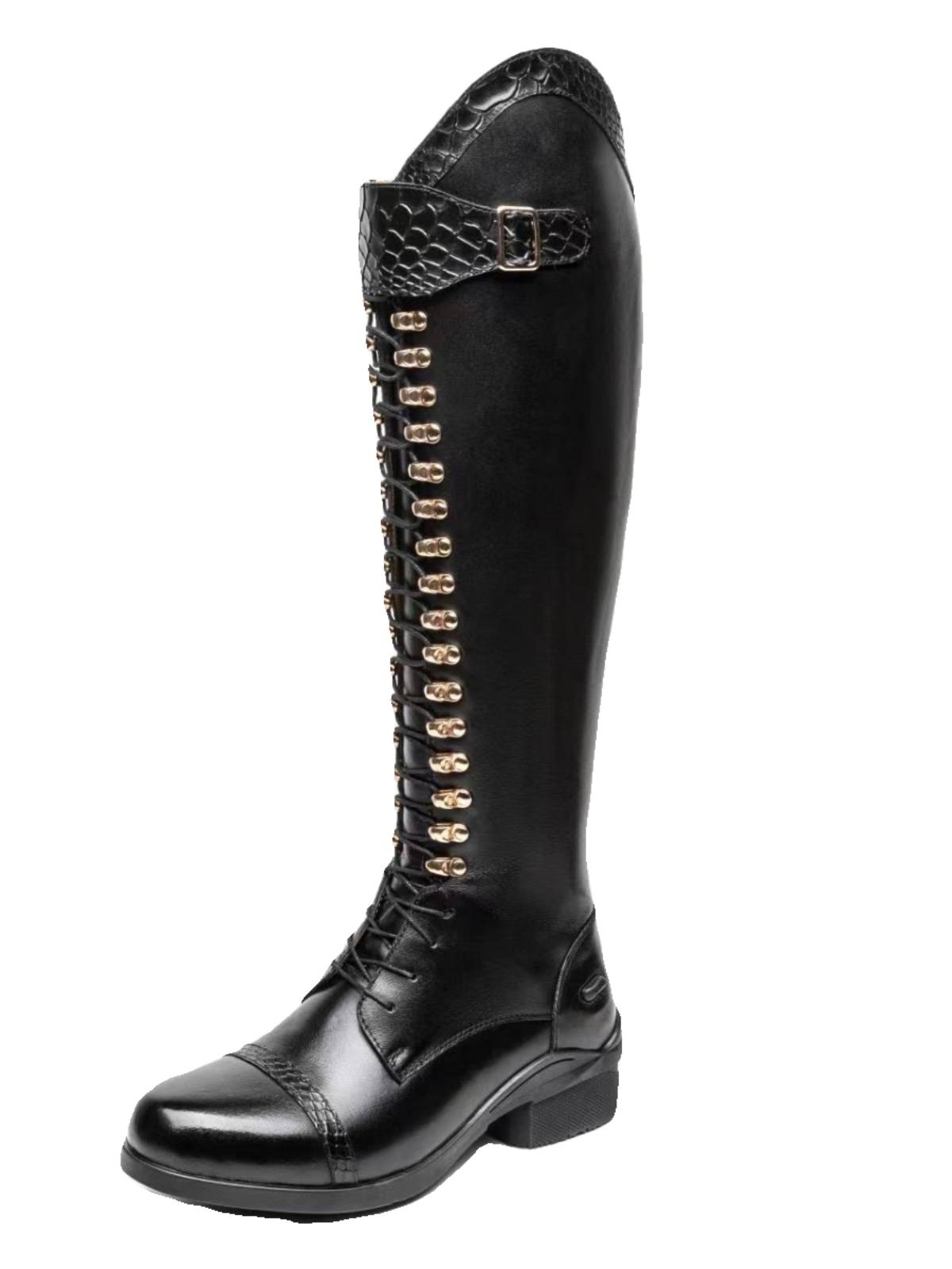 Customized Equestrian Horse Boot Professional Riding Training Competition Cycling Craft Cruise Powder Boots inside