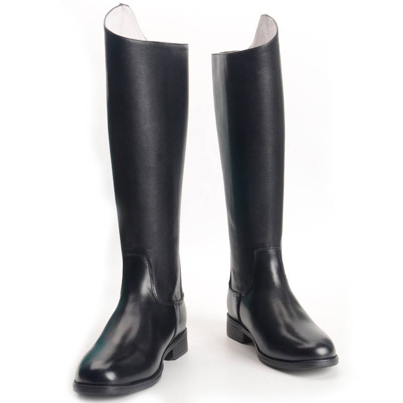 Import-type barbed boots and horse boots, men and women with the same head of oxen skin, high-powered boots and boots