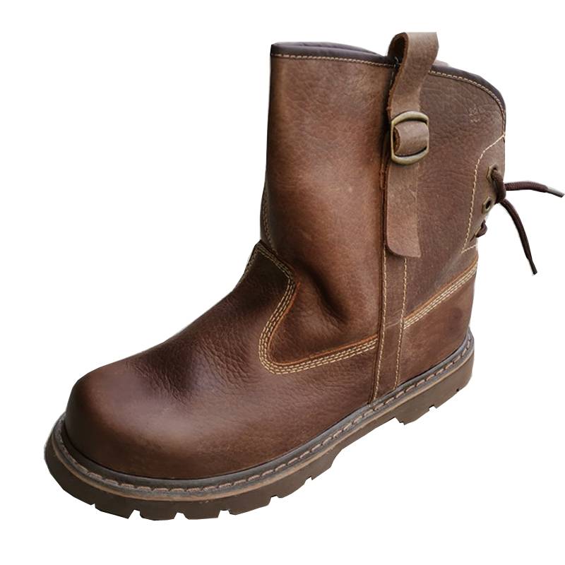 Special offer head layer cowhide boot boot boots leather knight boots men's tide breathable Martin boots female retro Mongolian horse boots