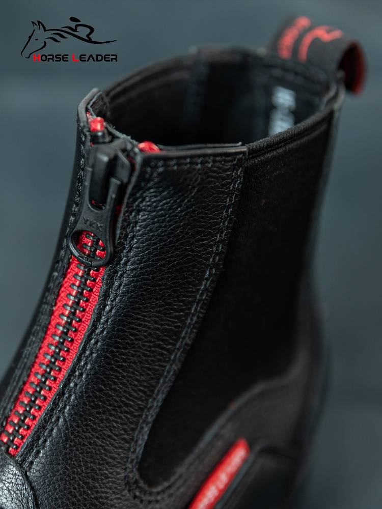 Horse Leader Equestrian Horse Boots Children Four Seasons Horse Boot Riding Equipment Cowhide Protective Shooting Boot Equelia Equipment