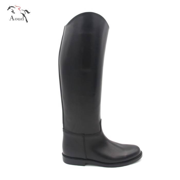 Head layer cowhide horsema boots riding horse boots dance boot boots medium long boots cowhide custom equal clothing