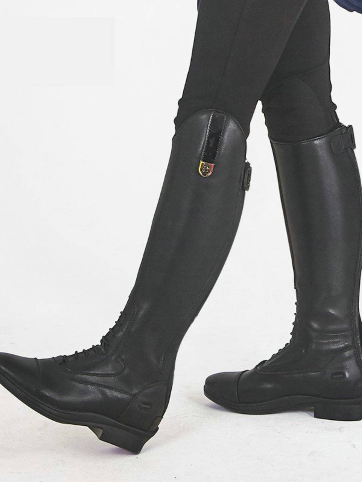 Cold Equestnically Boot Boots Boots soft and comfortable Cold Leather Knight High Boots High Boots Ride Horse Boot Eight -foot Dragon