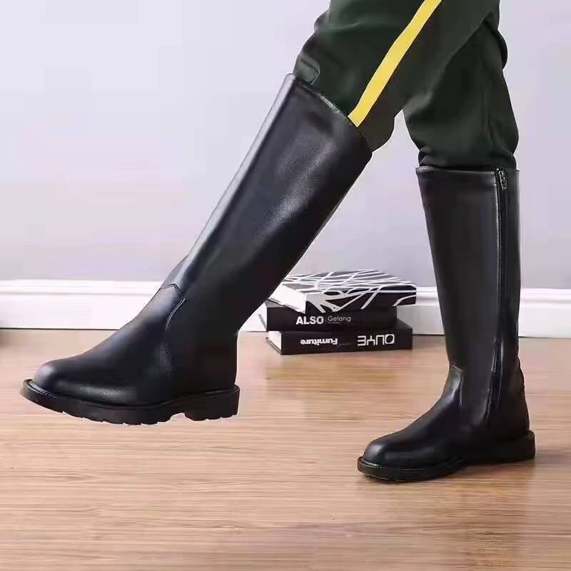 Primary and Middle School Drum Team Equipment High Boots Boot Boots Men's Paradise Paradise Boots Flag Boot Boots Boots