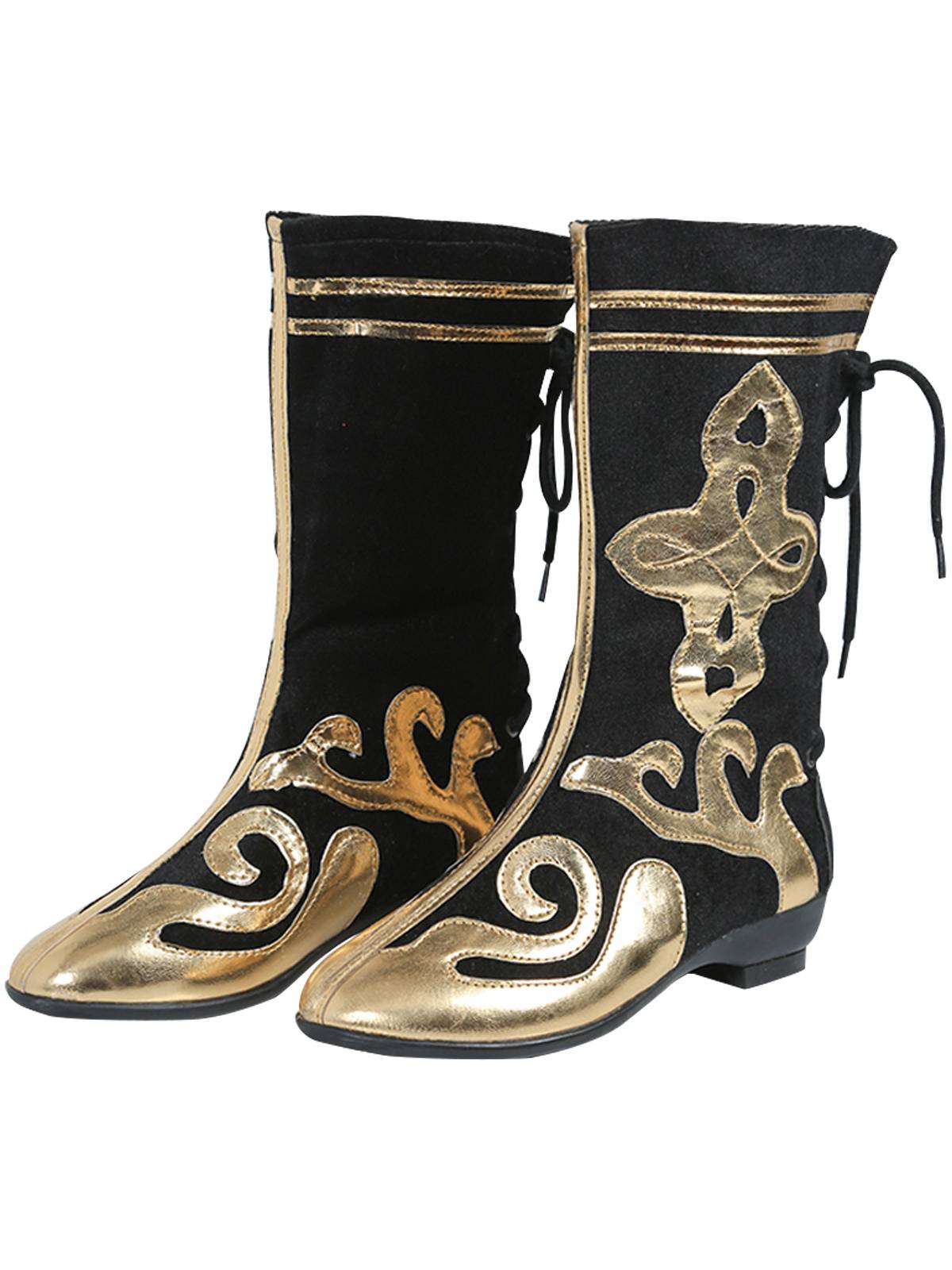 Minority dance boots Mongolian boots, Tibetan boots, Xinjiang Dai adult men and women high tube performance boots