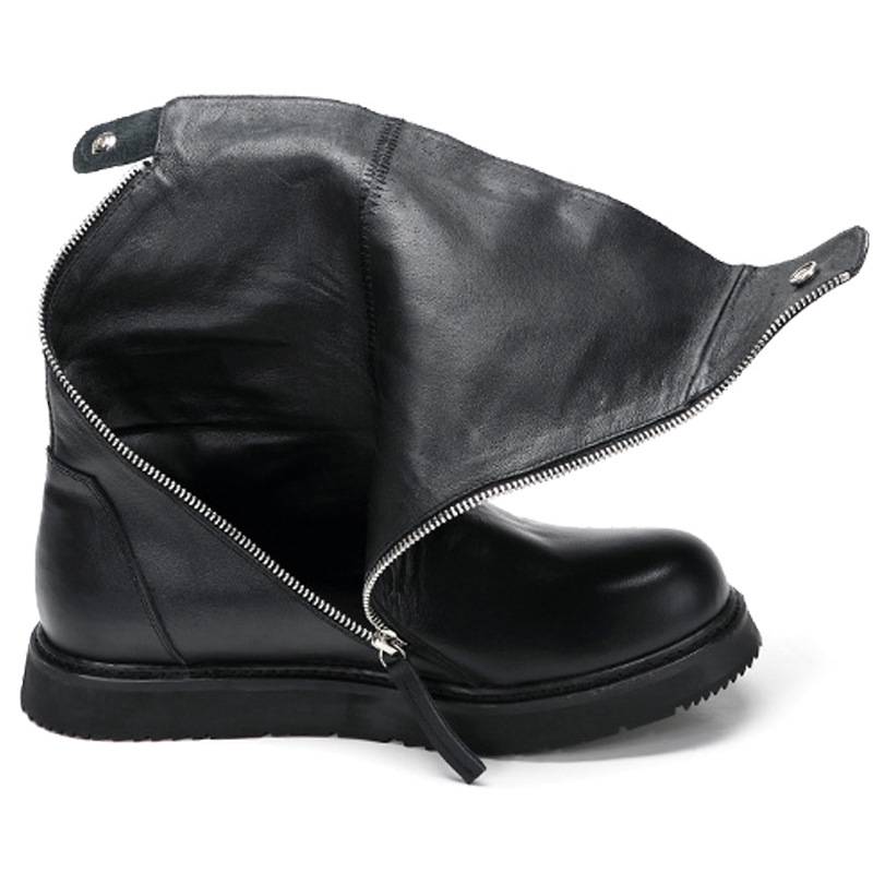 Men's boots, Korean version of the trendy Martin boots men's leather boots in winter warm stools, leather boots of leather boots