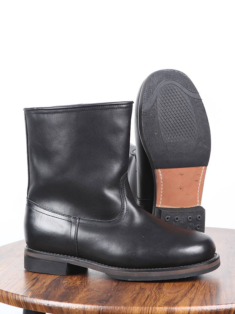 Ginseng high tube warm wool fur boots 3516 Factory solid -solid craftsmanship winter long cotton cotton leather boots Martin boots