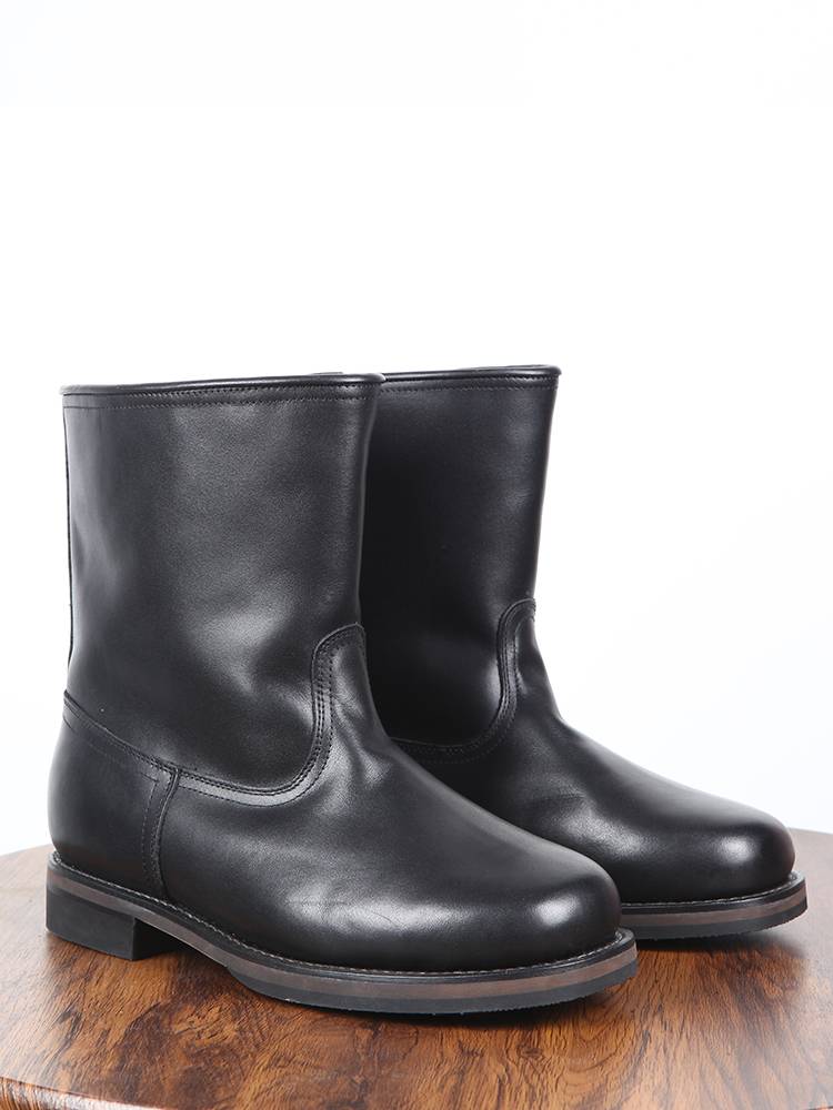 Ginseng high tube warm wool fur boots 3516 Factory solid -solid craftsmanship winter long cotton cotton leather boots Martin boots