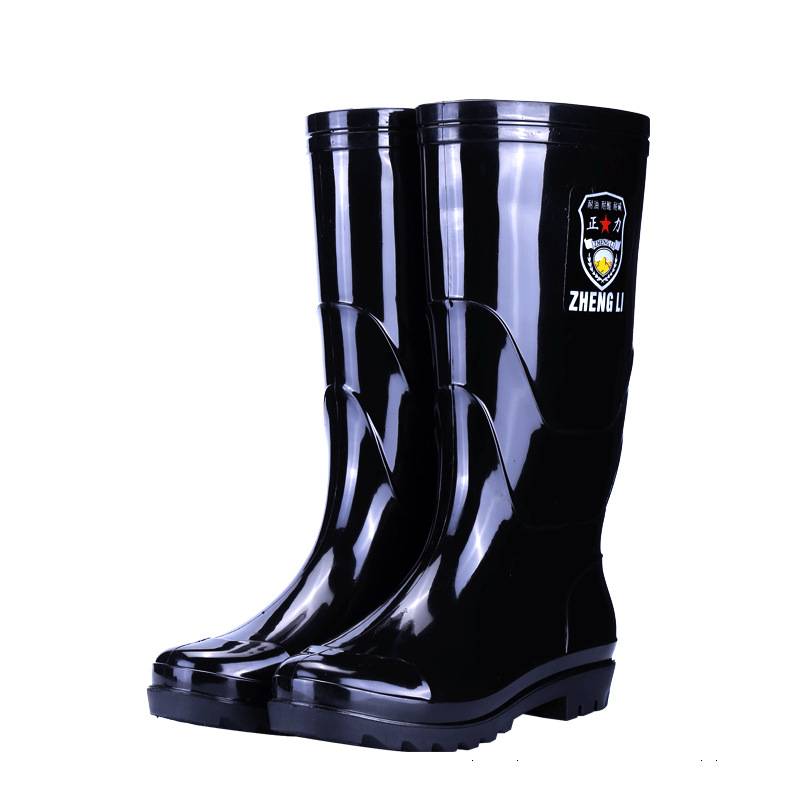 Men's rain boots and rain boots positive force rain boots thickened rubber bottom men's rain boots waterproof, anti -skid -resistant water -resistant water shoe rubber boots