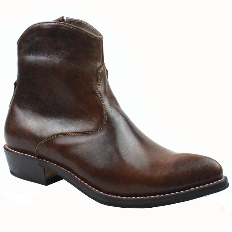 TB1504 manufacturer Direct sales full handmade sewing, solid, pointed pointed, western denim boots, horse boots Martin boots men's boots