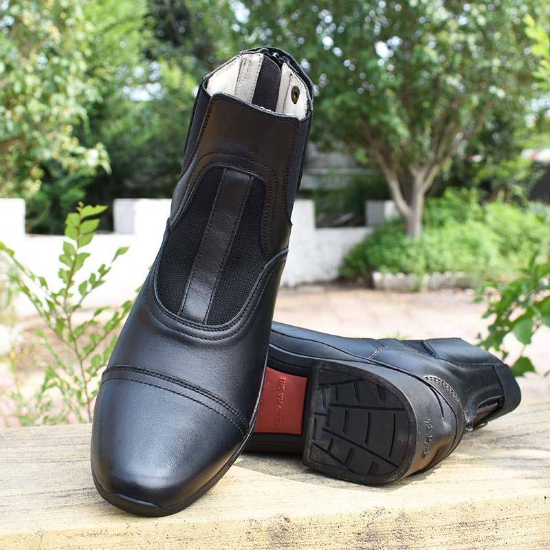 2024 new product 2024 new equestrian leather short boots equestrian shoe riding equipment British boots head layer cowhide short