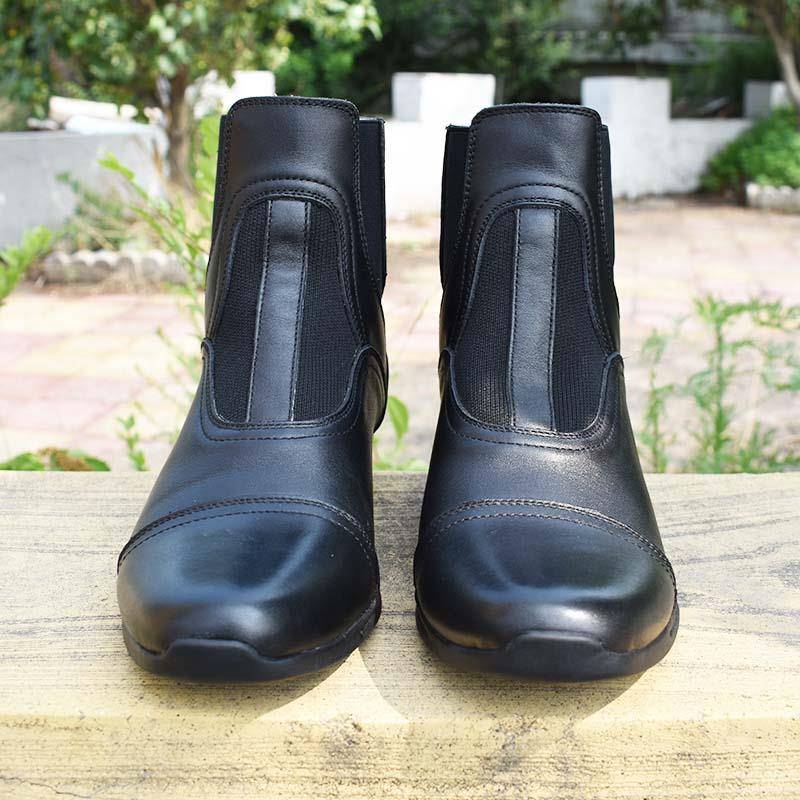 2024 new product 2024 new equestrian leather short boots equestrian shoe riding equipment British boots head layer cowhide short