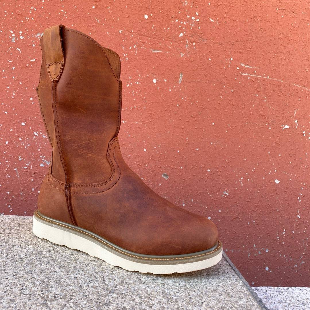 Round -headed boots single -leather denim boots riding boots and motorcycle boots