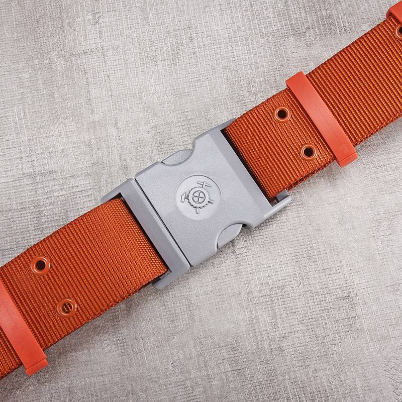 New men's and women's imitation nylon woven belt outdoor emergency rescue rescue waistband firefighters safety workpieces
