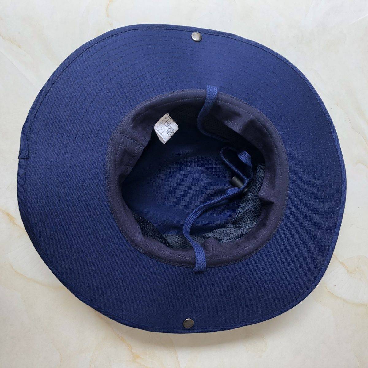 Flame Blue Fire Fighting New Circular Hat Fisherman Hat Bennie Fire Fighting Fighting Hat Sun Hat Modifier