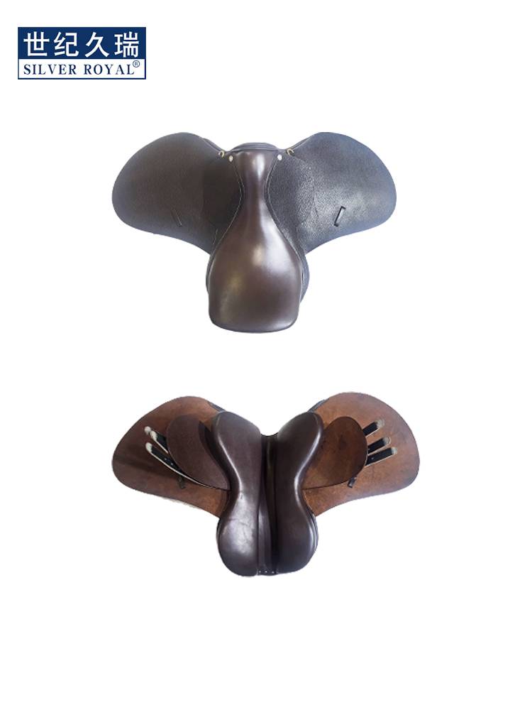 Silverroyal all -leather horse ball pompee sports horse saddle horse ball performance saddle saddling