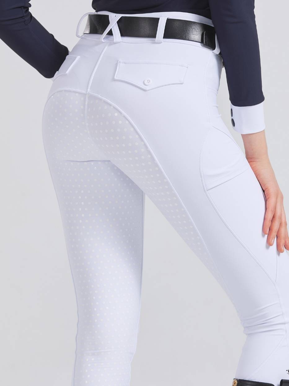 Professional -grade horse pants riding pants men and women all silicone pants pants four seasons wear -resistant anti -slip riding pants silicon jeue pants