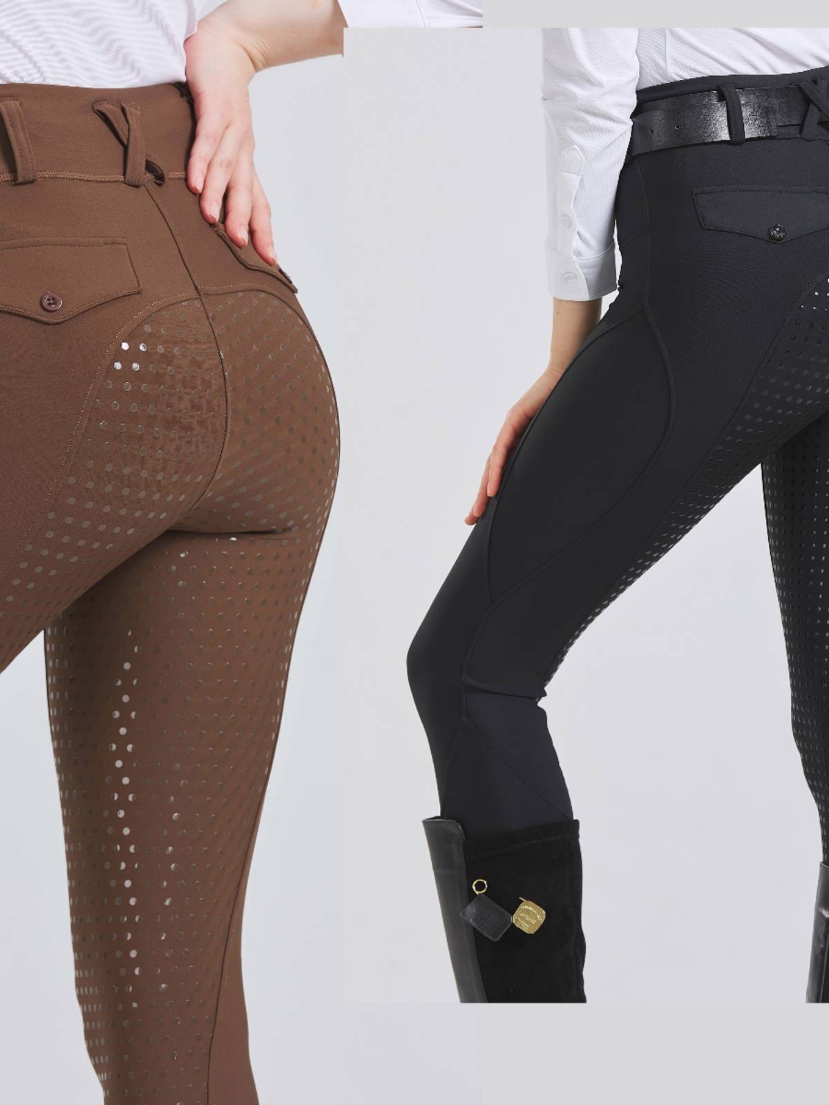 Professional -grade horse pants riding pants men and women all silicone pants pants four seasons wear -resistant anti -slip riding pants silicon jeue pants