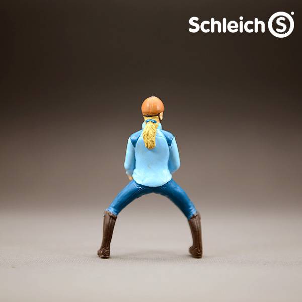 German Sile Margin Products Competition Athletic Jockey Saddle Rider Simpling Model Midthly Simulation Toys