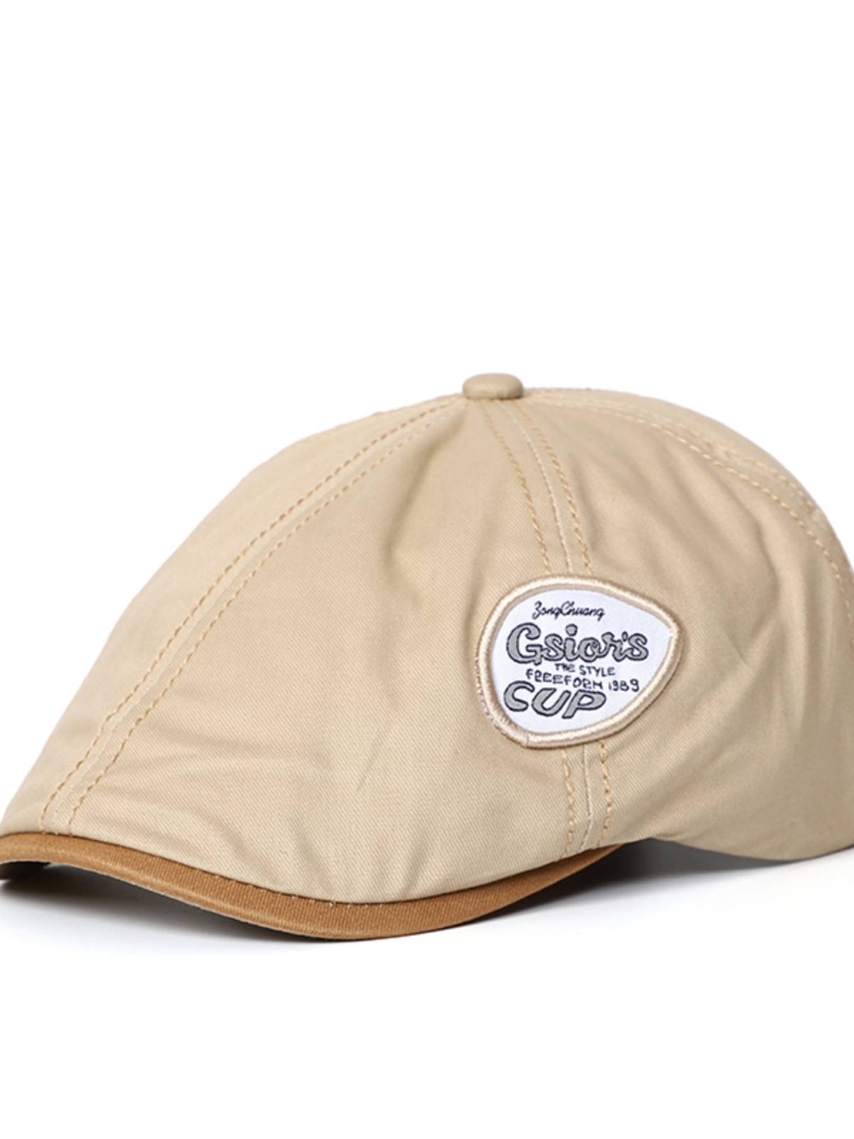 The Beret man's summer thin, scrambling with the Korean twilight cap