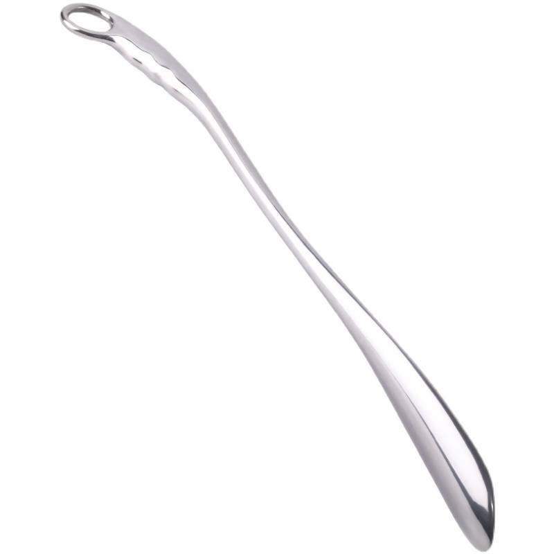 Exemptation of aluminum alloy high -grade metal shoe plugs super long elderly people use long handle with gift boxes to create auxiliary stainless steel