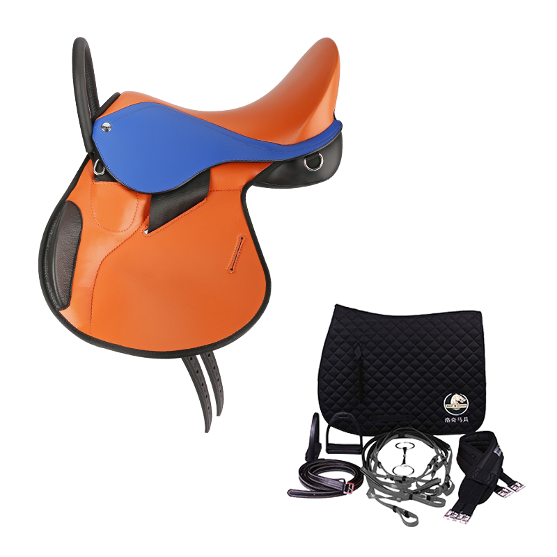Children's colorful comprehensive saddle seat British pony set accessories Daquan Laqi Horse 8201005