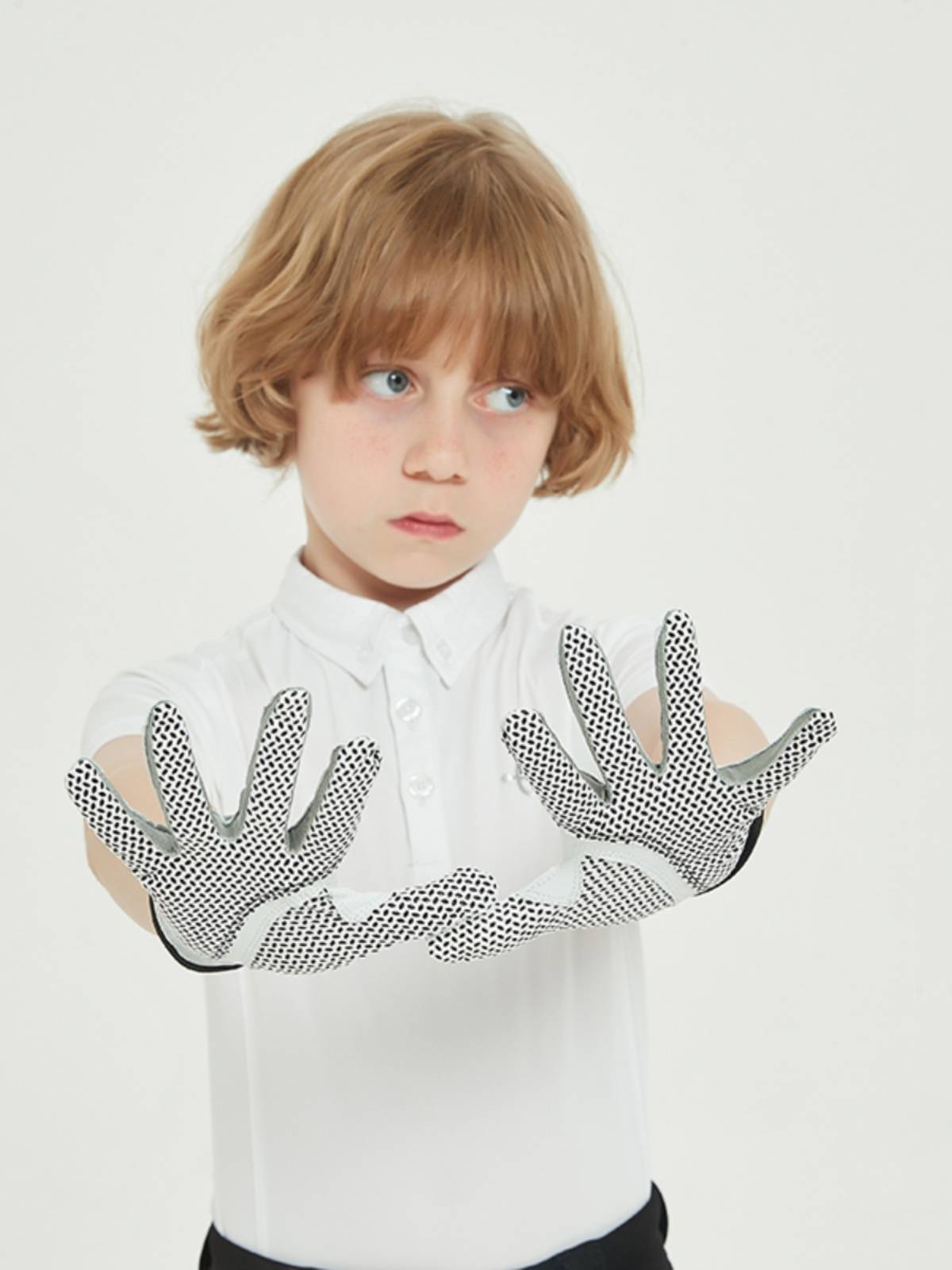 EPONA Children's Cambus Equestrian gloves youth riding sports equipment dermis silicone non -slip gloves