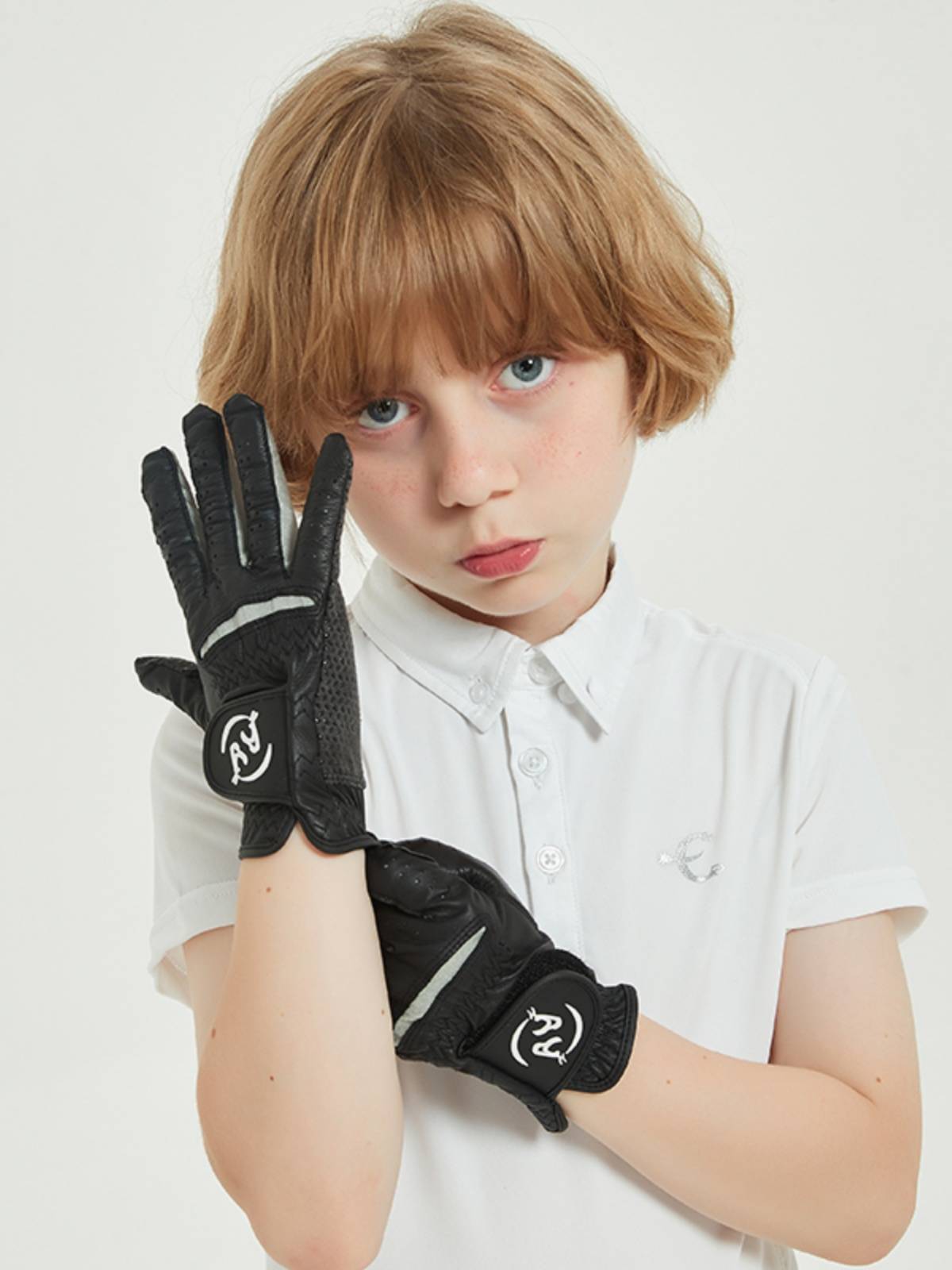 EPONA Children's Cambus Equestrian gloves youth riding sports equipment dermis silicone non -slip gloves