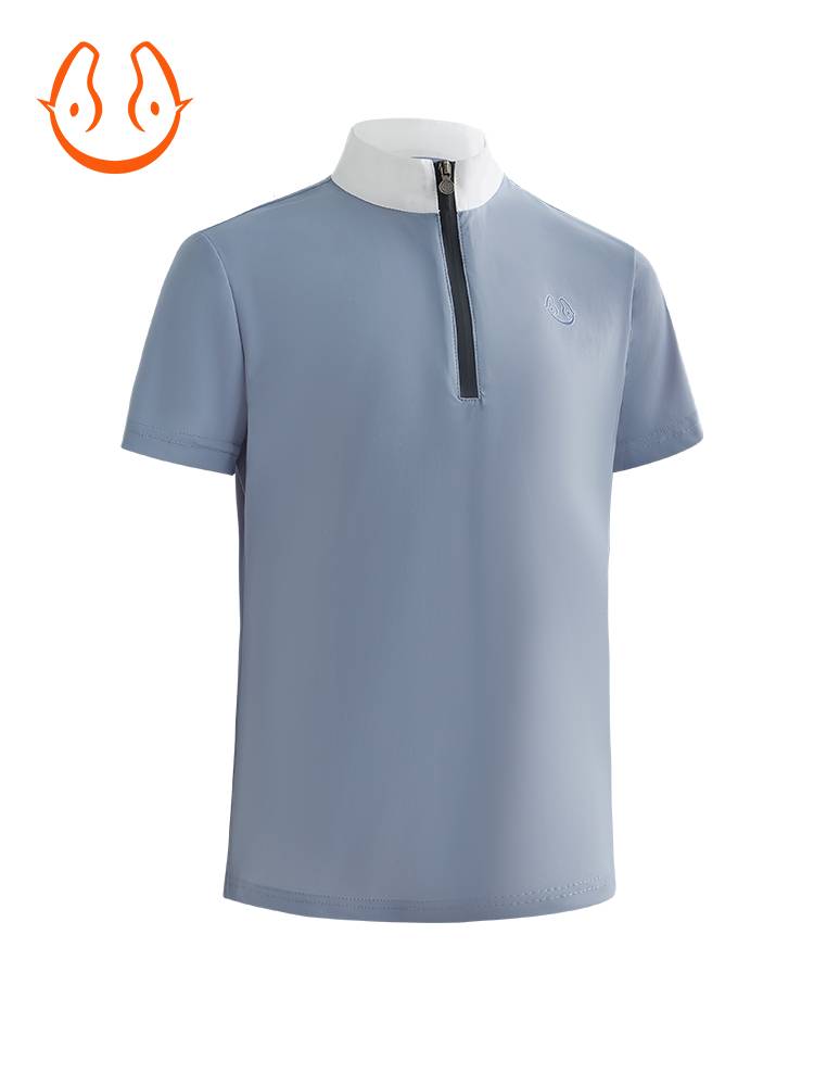Yuema Hui Children's Summer Equestrian T -shirt Short -sleeved Equestrian Male Ride Equestrian Equipment Equipment Women