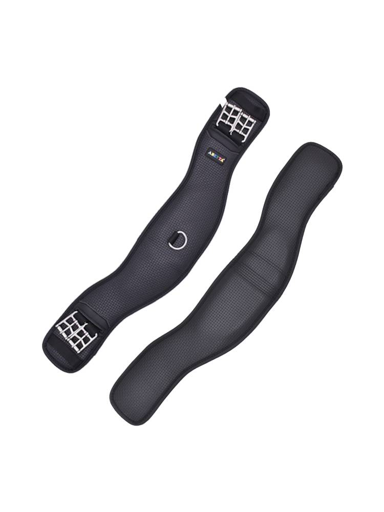 Pirellial saddle belt Dance belly belly belly belly belly saddling belt double slide stretch buckle D ring saddle belly zone 60cm anti -burning belly