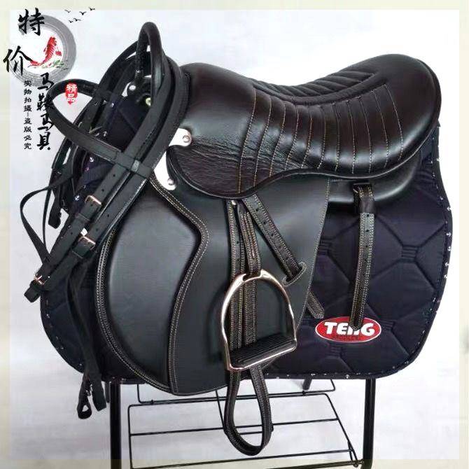 Multi -functional integrated endurance saddle long -distance saddling endurance saddle poverty saddle full set of double belly bandshaw British equestrian saddle