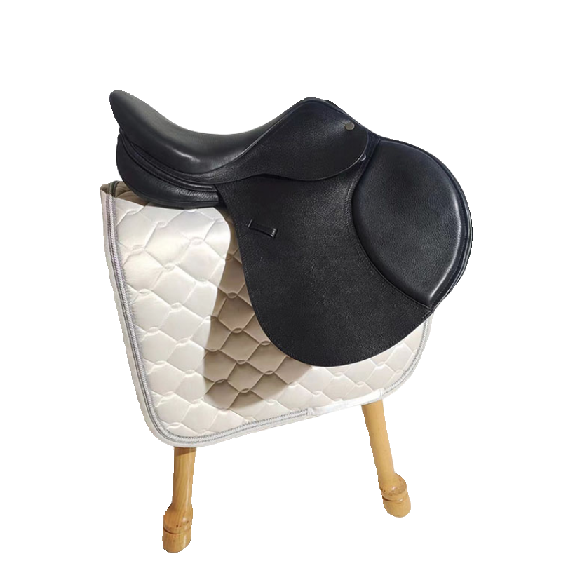 Cowhide comprehensive saddle disorders saddling saddling saddling adoption coach recommended orange leather material full set of accessories horses horses