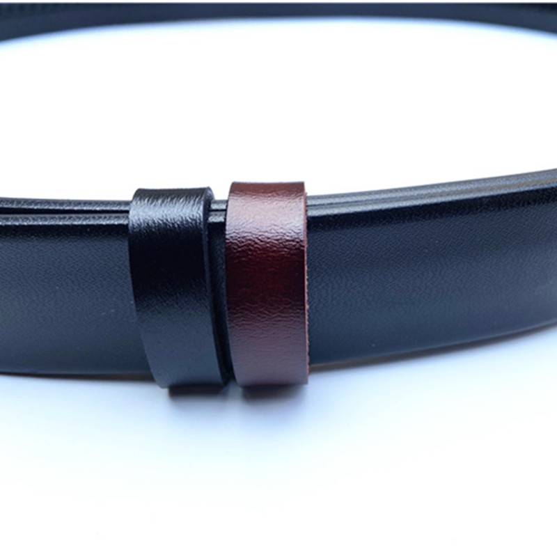 Men's leather 3.5 wide leather ring fixed ring leather meson meson trousers waist belt tail accessories fixed ring leather ring buckle