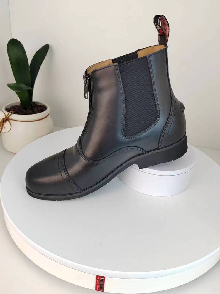Cowhide Equestrian Boots Riding Boots Boots Children Adult Men and Women Harmony Shoes Anti -Stranged Horse Boots Stroke Boots leather