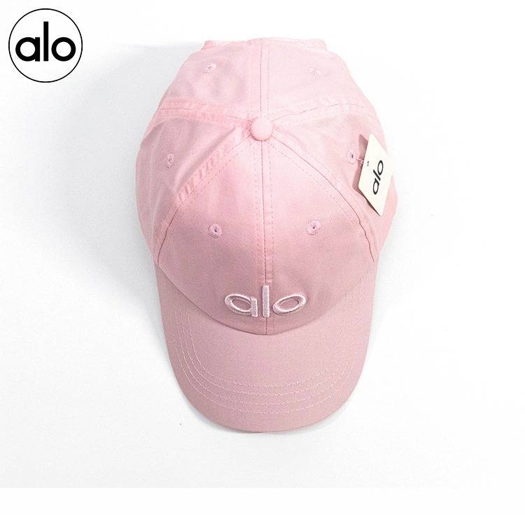 alo yoga baseball cap embroidery hard top hat men and women peaked cap