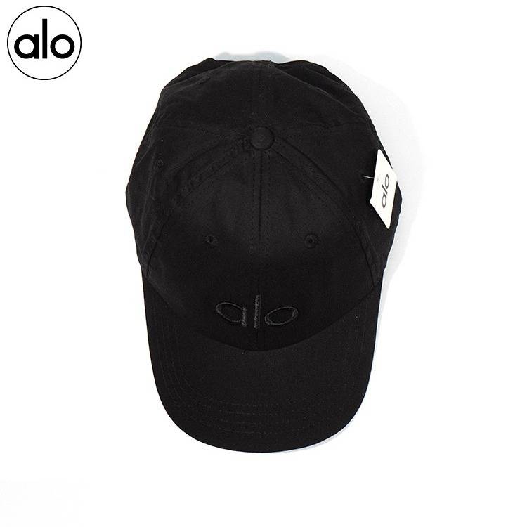 alo yoga baseball cap embroidery hard top hat men and women peaked cap