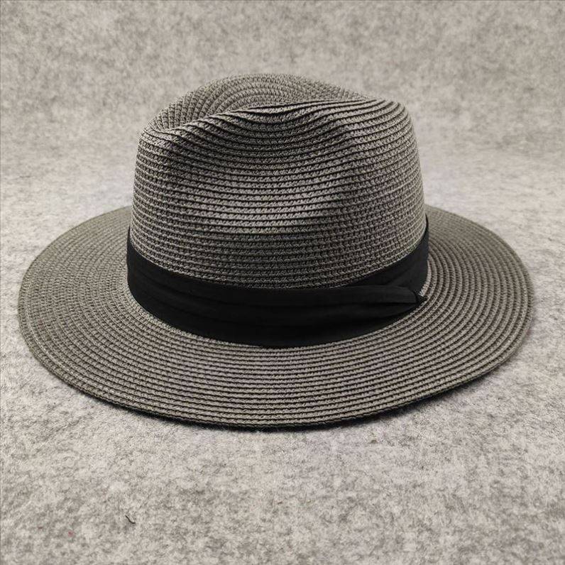 2024 New Panama Straw Hats Folding Big Head Cao Cao Mo.