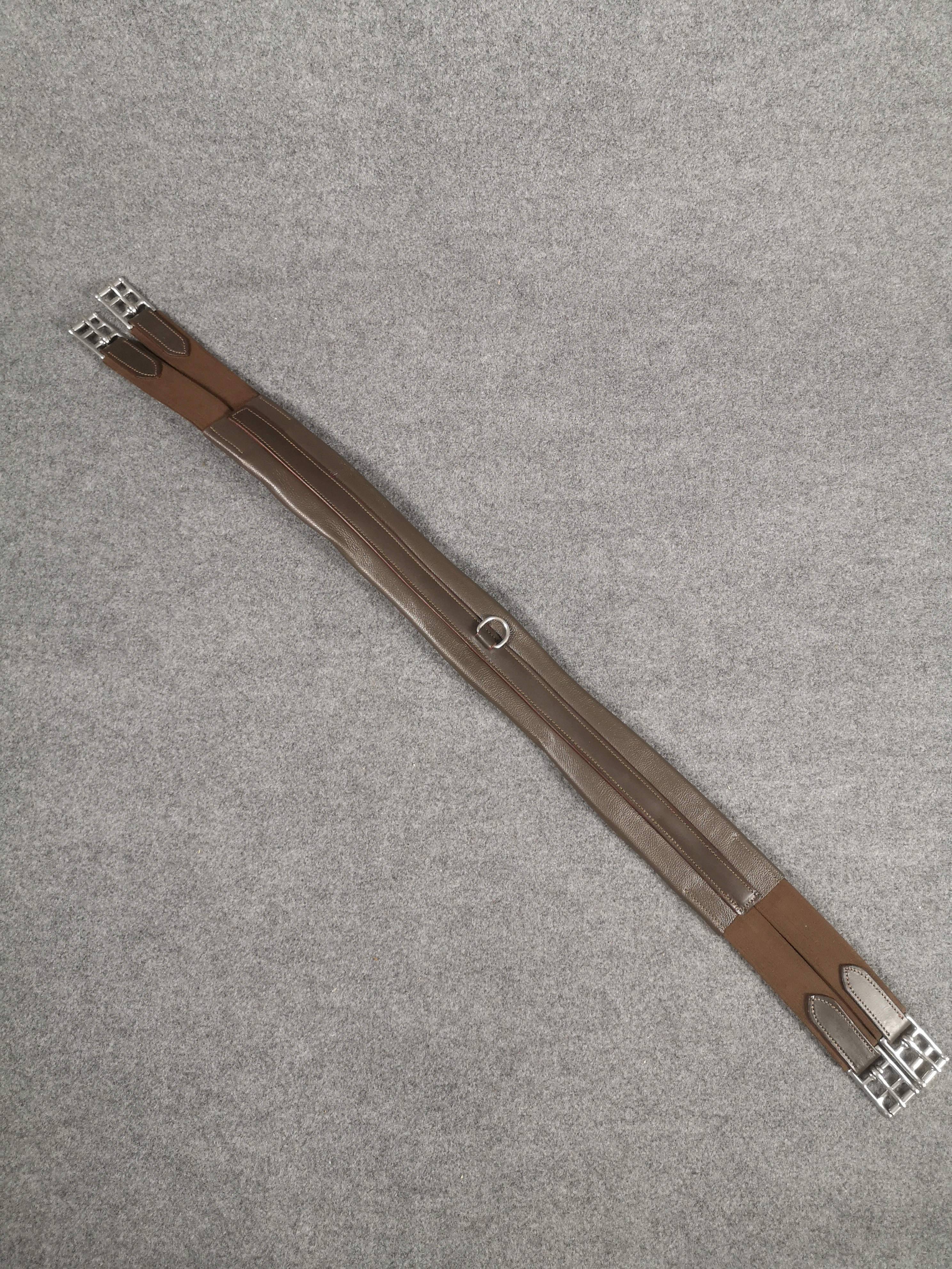 110 centimeters of brown cow skin