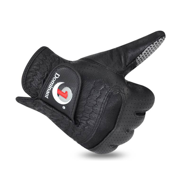 Genuine Dominant/Dimeter Men's Golf Gloves Black Sheepskin Anti -Slide